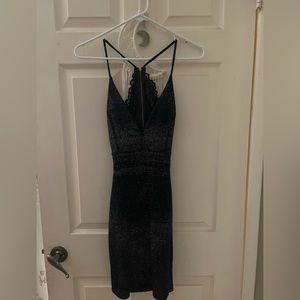 Sparkly Navy Blue Dress